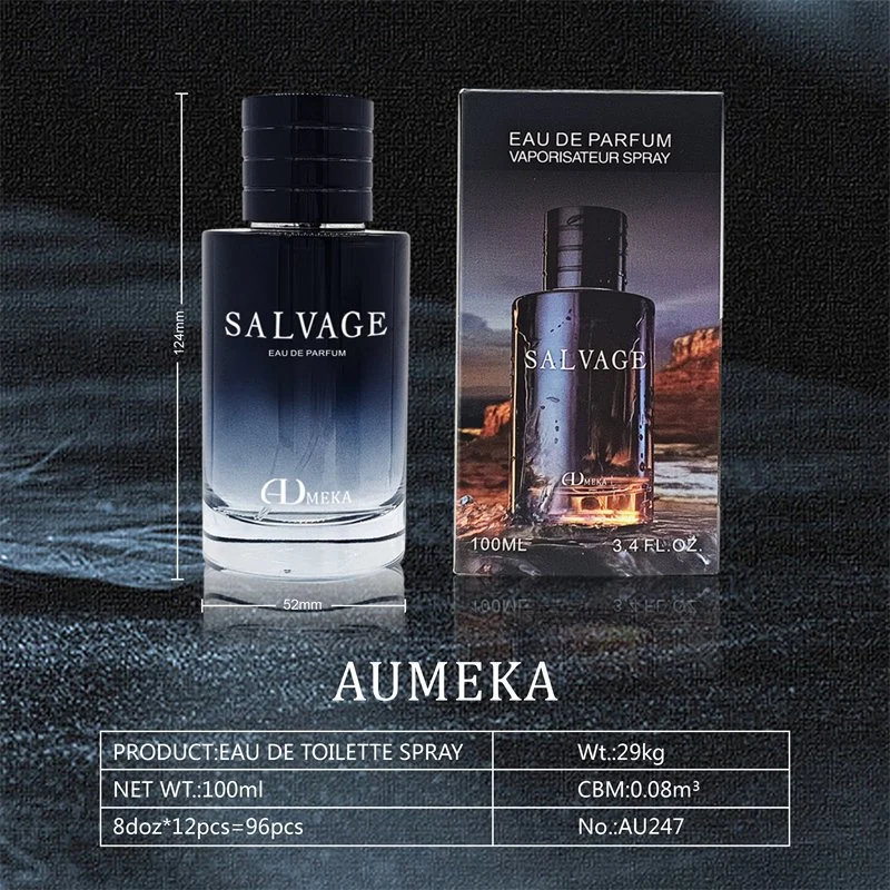 Aumeka 100ml Suppliers Body Spray Imported Perfumes Male Original Other Perfume Wholesale Dubai Men Sauvage Eau De Toilette Spray