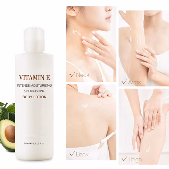 Échantillon gratuit de soins de la peau pour le corps de marque privée éclaircissant hydratant lotion pour le corps raffermissante éclaircissante