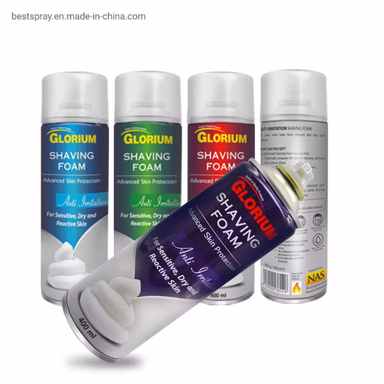 Mousse à raser naturelle sans parfum pour hommes, soins de barbe, approvisionnement d'usine